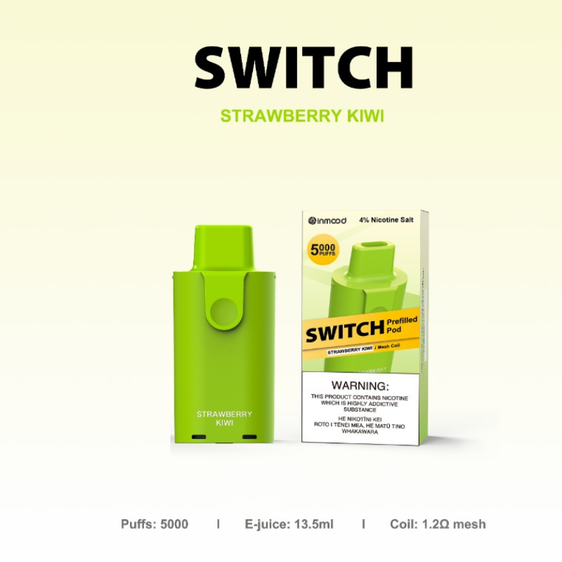 Inmood Switch Vape Replacement Pod - 5000 Puffs - 16mg/ml & 13.5mg/ml Nicotine